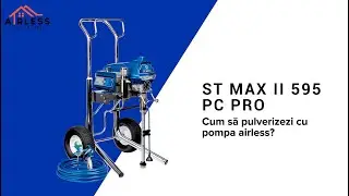Cum sa pulverizezi cu pompa de zugravit Graco ST MAX II 595 PC PRO?