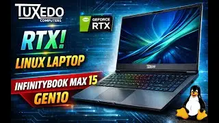 Этот ноутбук на Linux оснащен видеокартой RTX 5070 | TUXEDO InfinityBook Max 15 Gen10