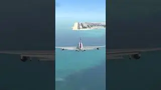 BEAUTIFUL approach and landing into Doha Intl. Airport | Qatar Airways Airbus a380-800 #rfs