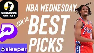 PrizePicks NBA Wednesday Best Player Prop Bets 1/14/26 | +14.5 Units 🔥| Best NBA Parlay Picks Today 
