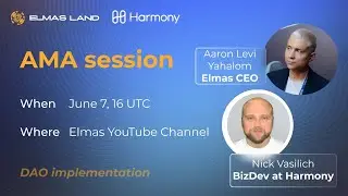 Реализация онлайн и офлайн DAO в ELMAS с Harmony, Аароном Леви Яхалом и Ником Василичем