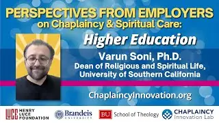 Varun Soni - The Demand for Spiritual Care