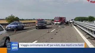 Incidente A7 | Viaggia contromano in A7 per 4 km, due morti e tre feriti