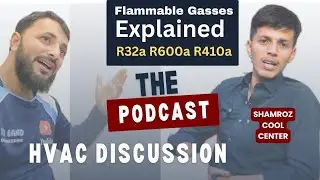 R32 gas & R600a gas running pressure explained podcast with shamroz cool refrigeration 