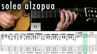 Flamenco Guitar 102 - 03 Solea Alzapua