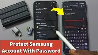 How to Protect Samsung Account with a Password on Samsung Galaxy A17 5G