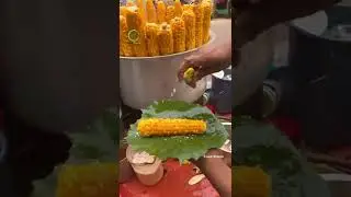 Hard Working Man Selling Sweet Corn 😍😍 #shorts #streetfood