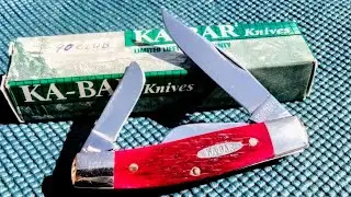 WHO IN THE HECK MADE THIS KNIFE?!?!? ~ 1990 ~ Ka-Bar Rancher Stockman Strawberry Bone WRA90