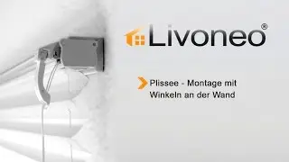 Plissee &ndash; Montage an der Mauer mit Winkeln