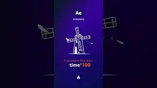 You want to know how the Expression Time function works on rotation After Effects tutorial.