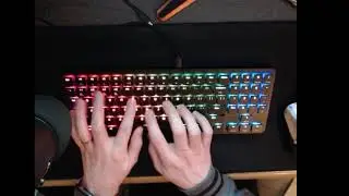 Hexgears X-1 Typing Sounds (Kailh Low Profile Browns)