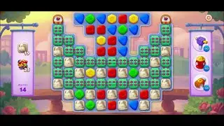 TOWNSHIP   Colorful Puzzle  Match -3  game level # 1815