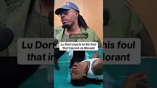 Grizzlies vs Thunder: Lu Dort reacts to his dangerous foul that injured Ja Morant.