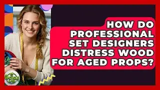 How Do Professional Set Designers Distress Wood For Aged Props? - The Upcycle Lab