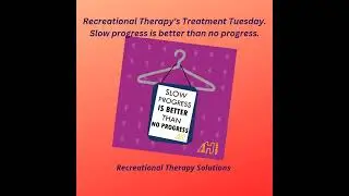 Slow progress in recovery is better than no progress.