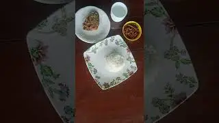 15Sept2025🥄🍛 #mondaylunch #rice #friedfish #adobongtakway #plainwater #shorts