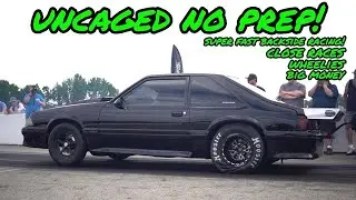 UNCAGED NO PREP! INSANE WHEELIES AND SUPER CLOSE RACING!