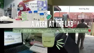 DAILY VLOG of a PHD MOM in MALAYSIA  👩🏻&zwj;🔬 🎒 : A week in my life, daily laboratory works (recap 2021)