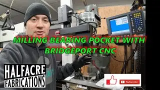 Как запрограммировать круглый карман на станке с ЧПУ Bridgeport