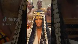 Ciara in Benin , Africa with models
