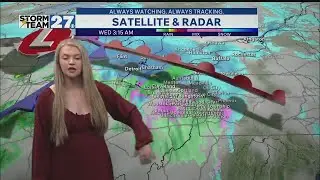 Tracking mixed precipitation for your  Wednesday