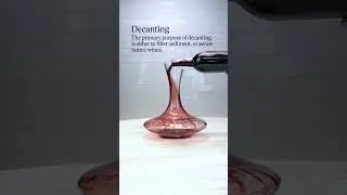 Why To Decant Red Wine