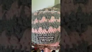Cozy Cottage Hat Crochet Tutorial on Stringsandthreads (one word) #crochethat #crochettutorial