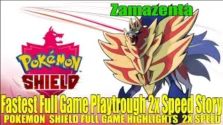 Pok&eacute;mon Shield/Sword Fastest 100% Full Game Playthrough (2x Speed)