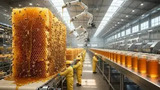 Inside The Honey Factory: How Honey Is Made With Billions of Bees (Step By Step Complete Process)