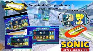 Falta poco! Completando el fast pass de sonic speed simulator + un rato en el trading hub :D