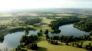 Beautiful aerial views of Blenheim Palace