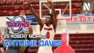 Antoine Davis Detroit Mercy vs Robert Morris 26 PTS, 3 REB, 5 AST