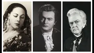 Renata Tebaldi (with Sandor Konya and Cornell MacNeil) in her last 