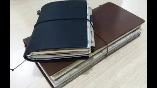 Journal With Me No. 44 - Traveler's Notebook - Daily Setup New Stamps From LihaoPaper