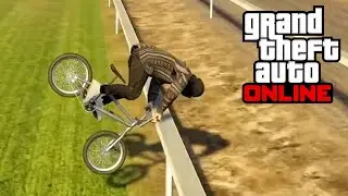 How To Do a HANDLEBAR GRIND On a BMX! (GTA 5 How To BMX)