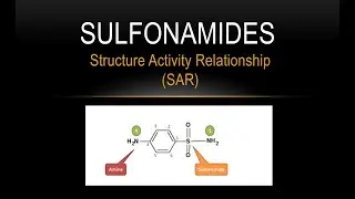 SAR of Sulfonamide||Structure Activity Relationship||Medicinal Chemistry||Lectures By Dr. Huma Ahmad