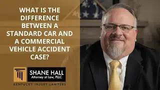 What is the difference between a standard car and a commercial vehicle accident case?
