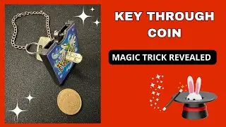 KEY THROUGH COIN MAGIC TRICK REVEALED 🎩🪄