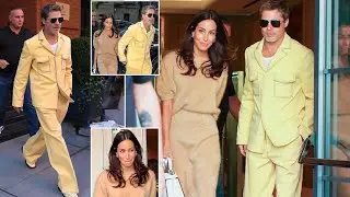 Brad Pitt & Ines de Ramon's Retro Date Night Amid Family Drama: Fashion & Romance in Hollywood!