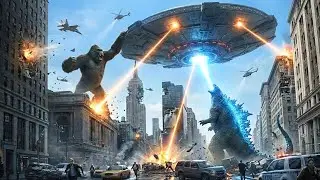 King Kong and Godzilla vs. The Alien Mothership: Global Defense War in New York City