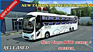 🎀🎀New Tamilnadu SETC Bus Mod😍||Setc Volvo 9600 seater + sleeper🥰||Bussid v4.0.3🤩||Download Now 🫣
