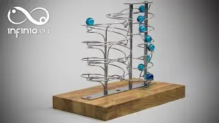 Rolling Ball Sculpture / Infinio / kinetic machine