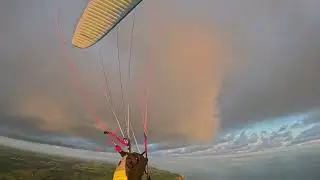 Sunrise flight with sea thermals. 8am.