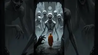 Monk of the Haunted Forest #monk #Buddha #shorts