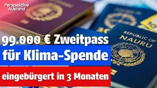 NEUES Zweitpass-Programm von NAURU - Pass kaufen & Klima retten, alles &uuml;ber das NECRCP
