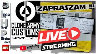 🔴LIVE LEGO Clone Army Custom - LIVE !!! - 20:00 - LEGO HERO POLSKA