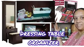 Dressing table organization/cleaning.🫣💄📿