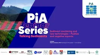 PiA Webinar Series -  Sediment monitoring and new technologies - Positive and negative aspects