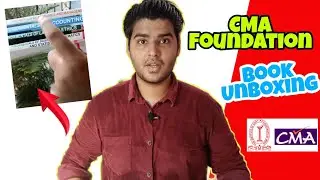 CMA Foundation Book Unboxing For Dec 2021 June 2022 Attempt | Cma foundation Book review #shorts #yt