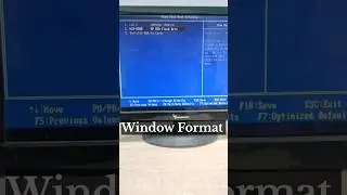 How to Show Pendrive in Computer During Window Formating #format #bios